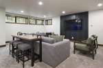 Lower level Family Room and Game Room with wetbar